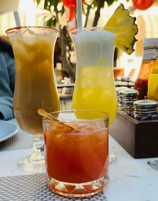 Mocktails on the terrace